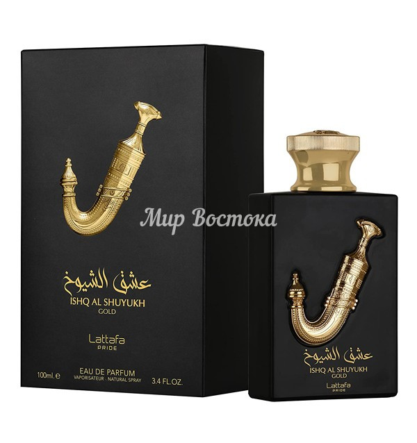 Парфюмерная вода Ishq Al Shuyukh Gold Lattafa Pride (100 мл, ОАЭ)