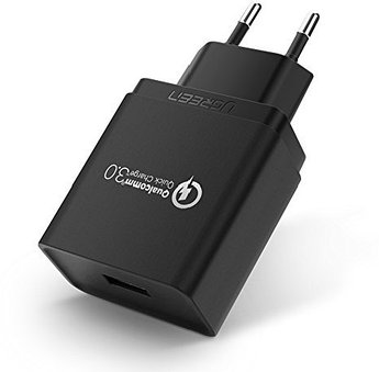 Зарядное устройство UGREEN CD122 QC3.0 USB Fast Charger EU (Black), 70273