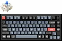 Клавиатура Keychron Q1-M2Z Black Knob Blue Switch RGB Hot-Swap Gateron G pro Mechanical Q1M2Z_Keychron