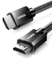 Кабель Ugreen HD135 8K HDMI M/M Round Cable with Braided, 2m, Gray, 70321 - фото 1 - id-p116368625