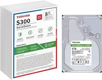 TOSHIBA S300 8TB 3.5-inch 7200 rpm Surveillance Hard Drive - фото 1 - id-p116368624
