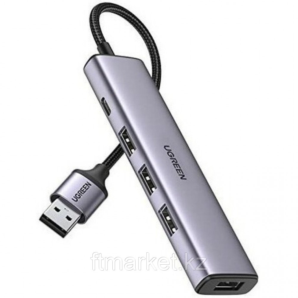 HUB UGREEN CM473 USB 3.0 to 4*USB 3.0, 20805 - фото 1 - id-p116368622