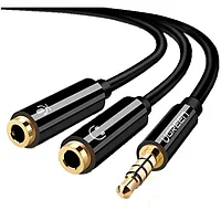 Аудиокабель UGREEN AV182 3.5mm Three-Pole Male to XLR Female Audio Cable, 2m, 20244