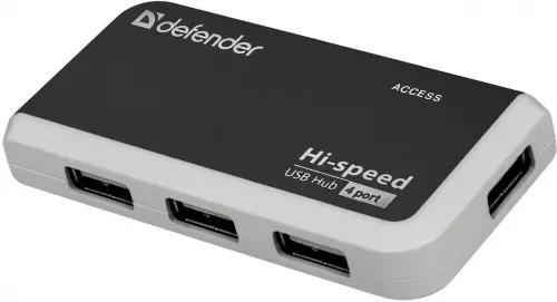 Разветвитель Defender Quadro Infix USB2.0 4порта HUB 83504