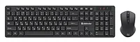 Комплект беспроводной клавиатура+мышь Defender Lima C-993 RU черный 45993