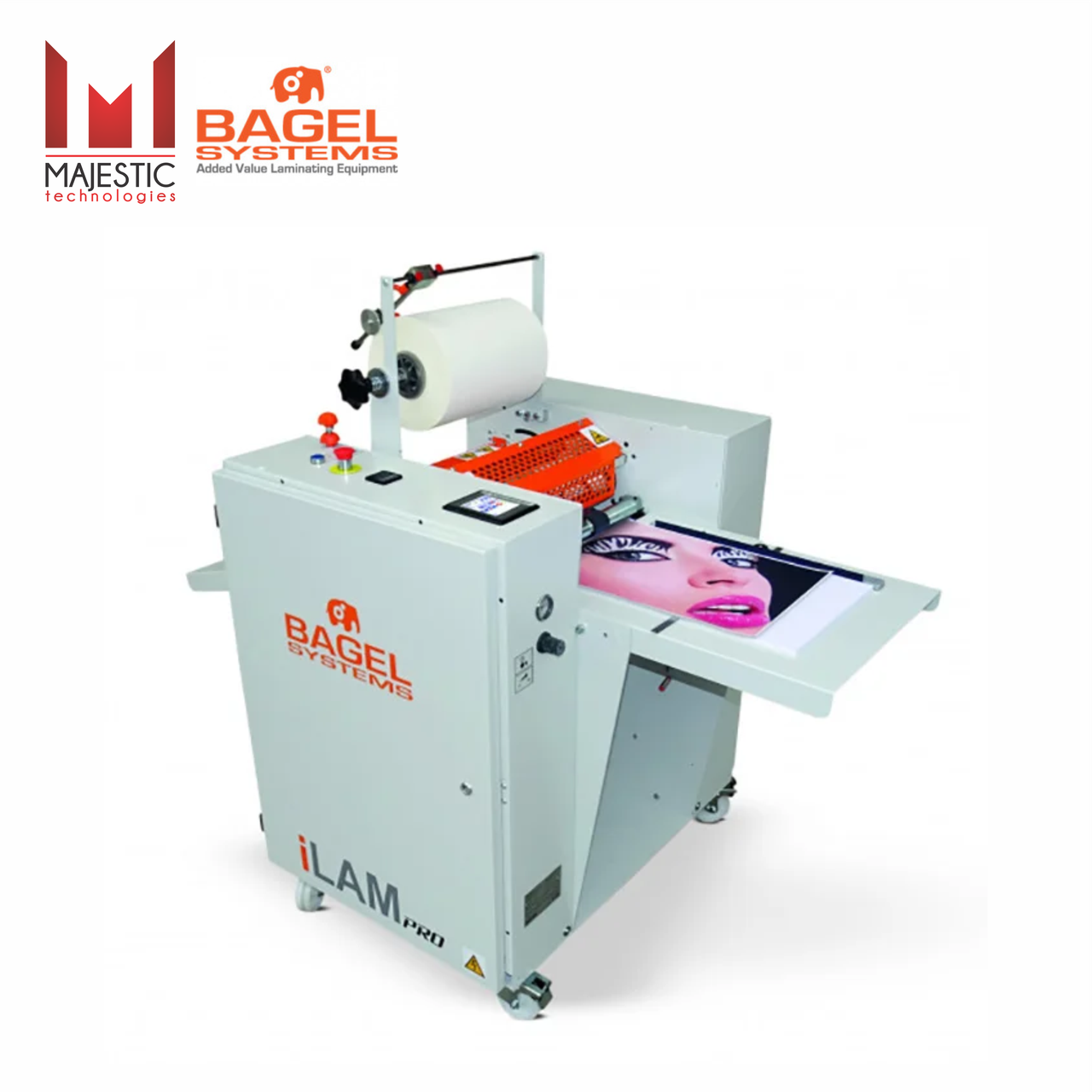 Ламинатор рулонный с авто подачей Bagel iLAM PRO AUTO  I380 (10 m/m, 380 x 700 mm, маслонаполненый вал )