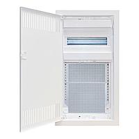 Щит встраиваемый, комбинированный, 12+2мод.+2 IT монт. панели, металл.дверца