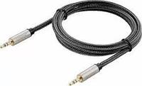 Аудиокабель UGREEN AV125 3.5mm Audio Cable Net Braid, 10м, Қара, 40785