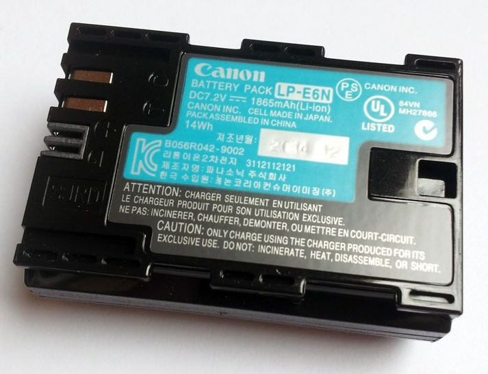 Батарея аккумуляторная  Canon LP-E6 (ДУБЛИКАТ)
