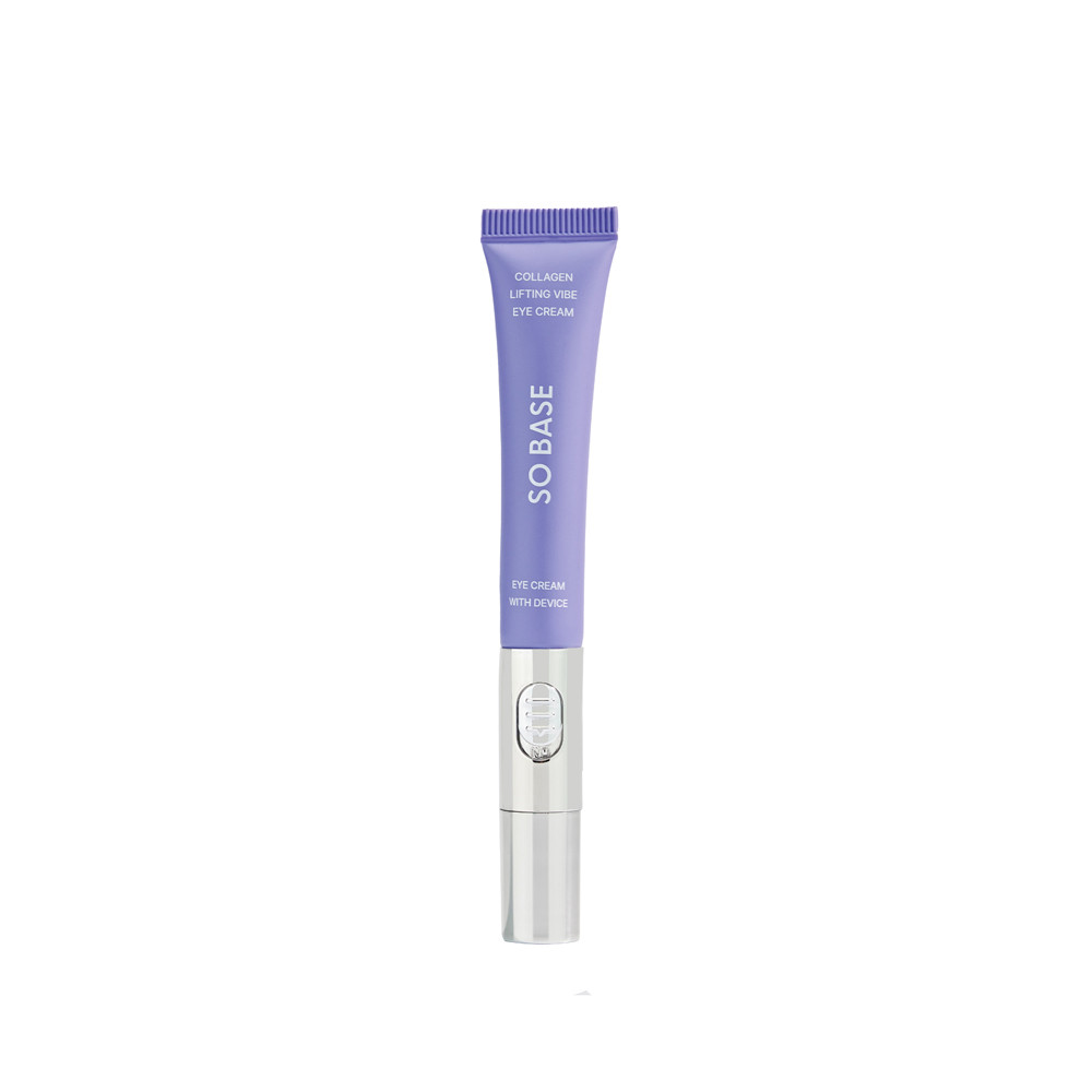 Лифтинг-крем для для зоны вокруг глаз с вибромассажером SO BASE Collagen Lifting Vibe Eye Cream 15мл
