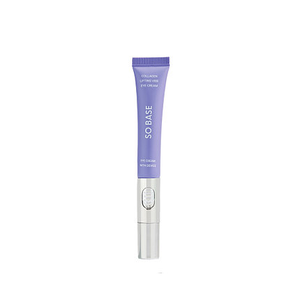Лифтинг-крем для для зоны вокруг глаз с вибромассажером SO BASE Collagen Lifting Vibe Eye Cream 15мл, фото 1