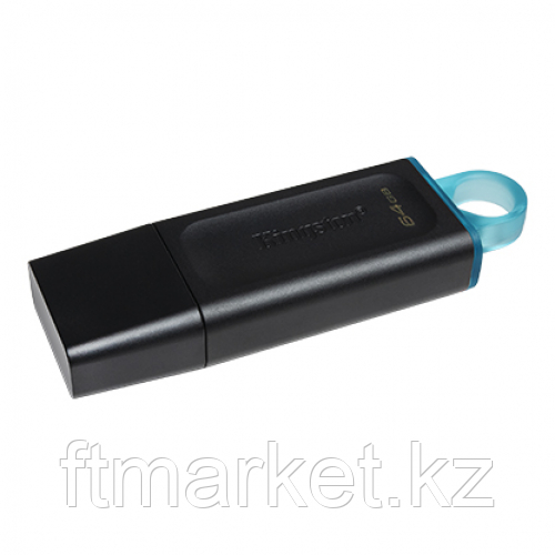 USB-накопитель Kingston DTX/64GB 64GB Чёрный, фото 1