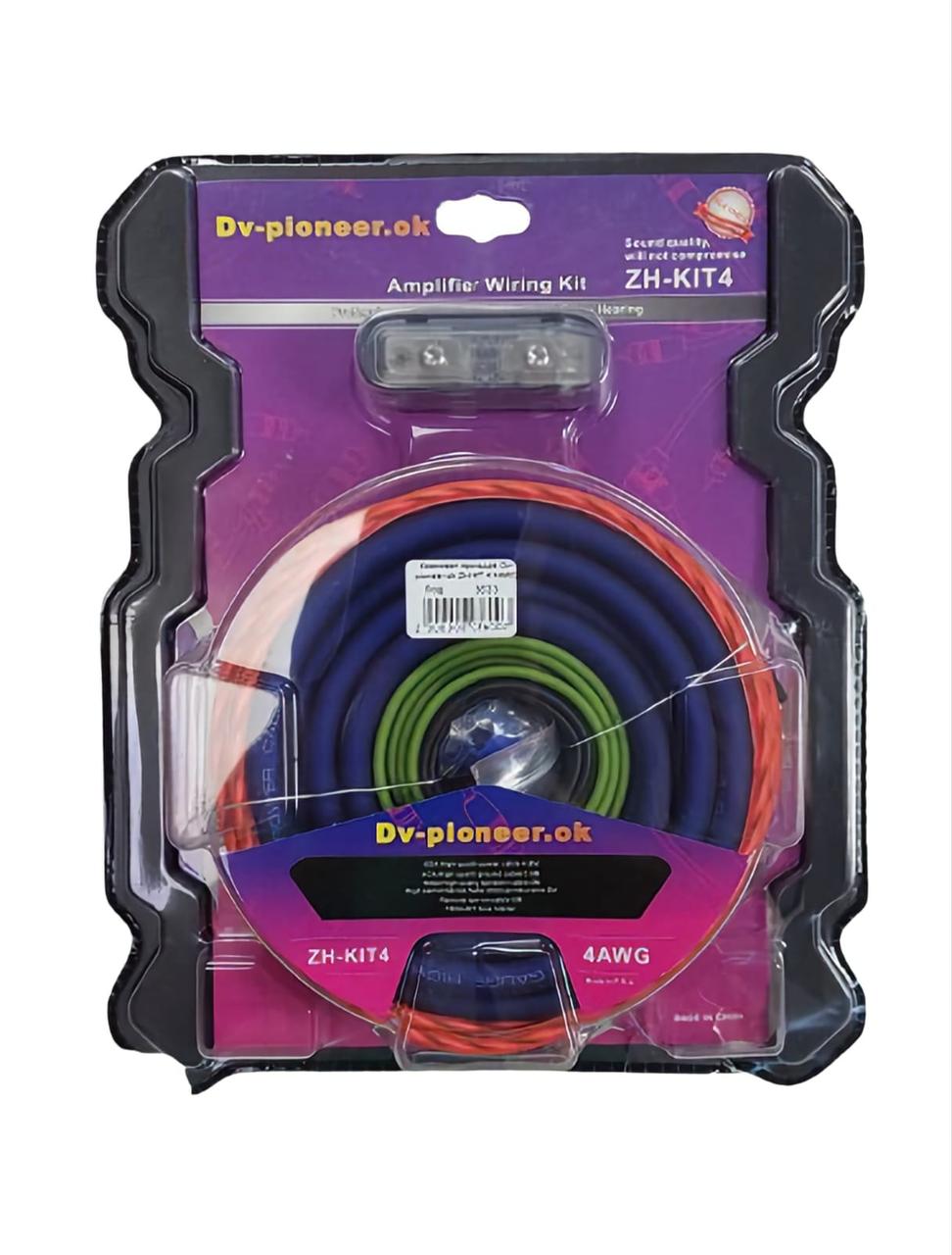 Комплект проводов Dv-pioneer.ok ZH-KIT 4 4AWG, фото 1