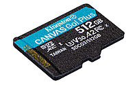 Жад картасы Kingston 512GB MicroSDXC Canvas Go Plus 170R A2 U3 V30 Card,адаптерсіз, SDCG3/512GBSP