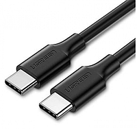 Кабель UGREEN US286 USB 2.0 Type C to Type C Cable Nickel Plating 1.5m (Black)