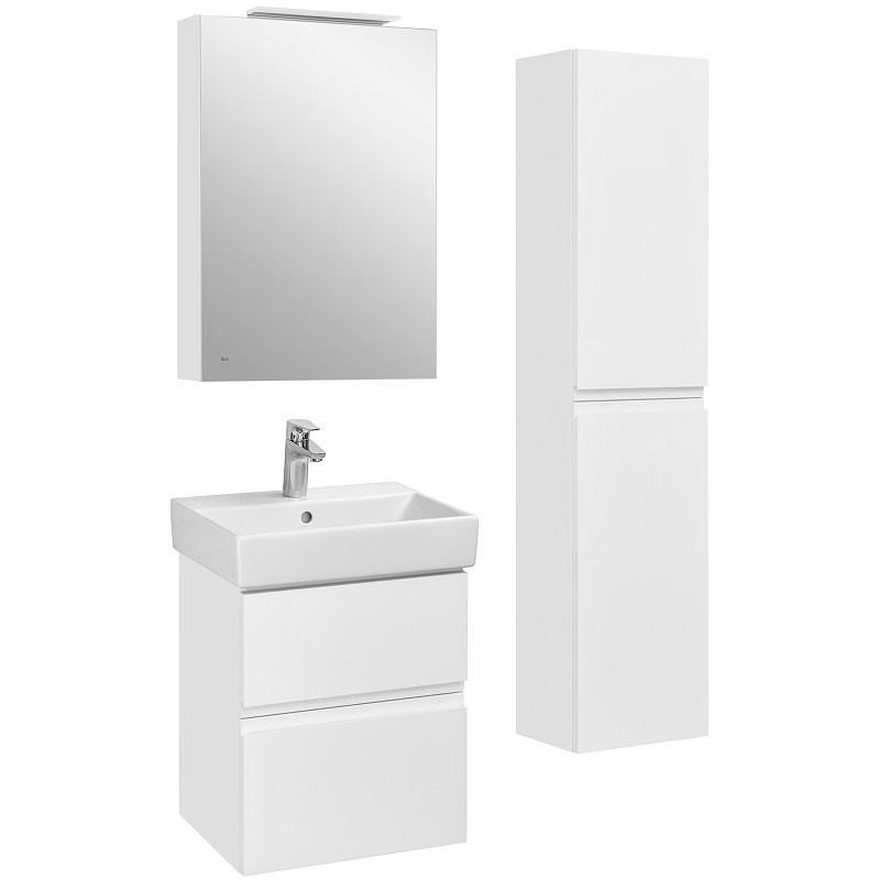 Зеркальный шкаф ROCA OLETA 500 левый, белый глянец - фото 3 - id-p115718972