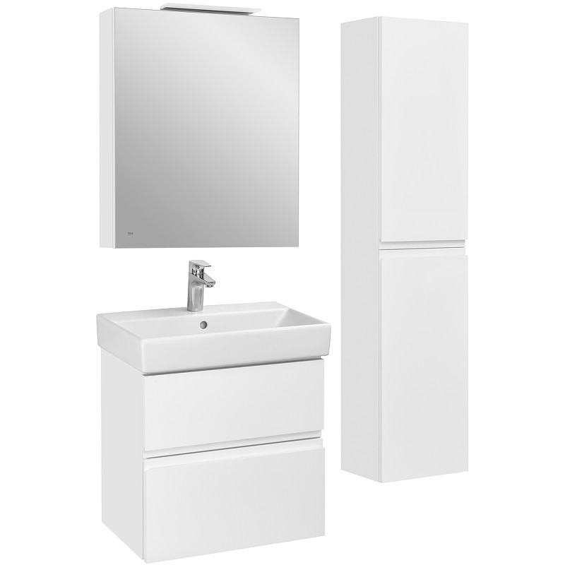 Зеркальный шкаф ROCA OLETA 600 левый, белый глянец - фото 3 - id-p115718974