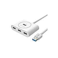 HUB UGREEN CR113 USB 3.0 Hub 1m (White)