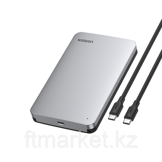 Кейс для SSD/HDD Ugreen CM300 2.5apos;apos; SATA External Hard Drive Enclosure with C To C cable, 70499, фото 1