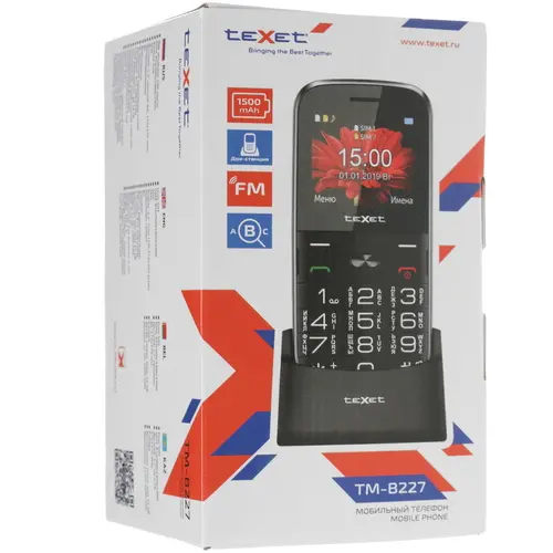 Мобильный телефон Texet TM-B227 (126865) красный - фото 4 - id-p112718281