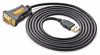 UGREEN USB - DB9 RS-232 адаптер кабеліне арналған кабель 3м. 20223