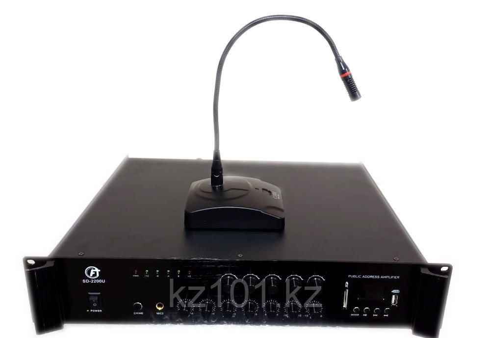 Микшер-усилитель SD-2200U 250W + микрофон CSBK AR-380, фото 1