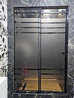 Душевые ограждения кабины из стекла открывание купе.