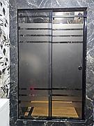 Душевые ограждения кабины из стекла открывание купе.