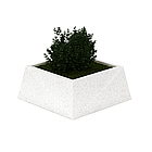 Вазон из композитного мраморного камня JOTA, модель GRANI 90, фото 2