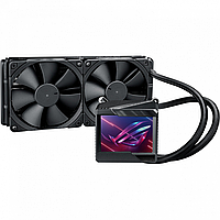 СЖО ASUS ROG RYUJIN 240 II, AIO, 2x120mm fan, 60mm fan, 1700 Socket, RGB, BOX