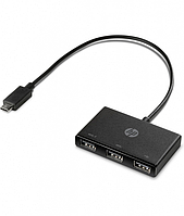 HP Z6A00AA USB-C to 3 USB-A Hub порт адаптері