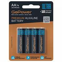 GoPower LR6 AA BL4 ALKALINE батарейка (00-00026394)