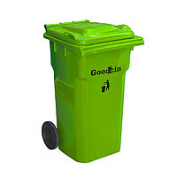 Мусорный бак "Goodbin" 360 л на колесах (зеленый)