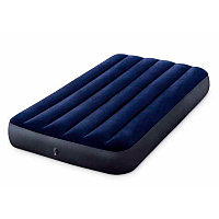 Матрас надувной CLASSIC DOWNY AIRBED FIBER-TECH 99x191x25 см INTEX.(в коробке) Арт. 64757