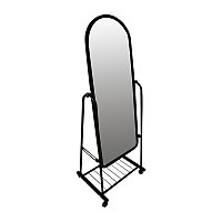 Зеркало напольное на колесиках(арт.А320) черный