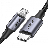 Ugreen US304 Lightning To Type-C 2.0 ер кабелі 1.5М, 70524 кабелі