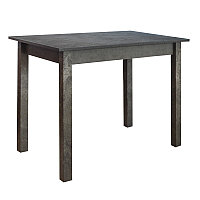Стол обеденный (прямая ножка) 600х900 мм (бетон тёмно-серый)