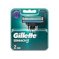 Cменные кассеты "GILLETTE MACH3" для мужской бритвы (2 шт)