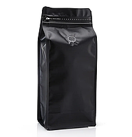 Пакет для кофе на 1кг с клапаном дегазации, зип лок