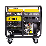 Дизельный генератор Huter LDG 7000LXА ( 5.5 кВт | 220В | бак, л 14 | Вес, кг 114.8 | Расход топлива, г/кВтч 375 | Ручной, АВР ), фото 4