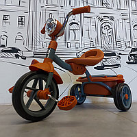 Складной Детский трехколесный велосипед "Барс". Музыкальный. Фара горит.