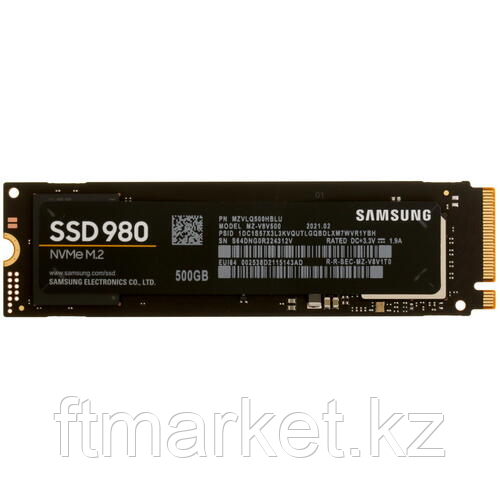 Твердотельный накопитель SSD Samsung 980 500 ГБ M.2, фото 1