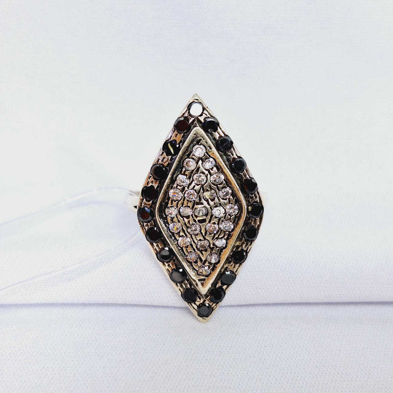 Серьги из серебра с фианитами Индия O79 вставка фианит вид ромбик, с английским замком, фото 1