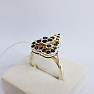 Серьги из серебра с фианитами Индия O854 , с английским замком, фото 2