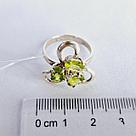 Серьги из серебра с фианитами Индия O943 , с английским замком, фото 3