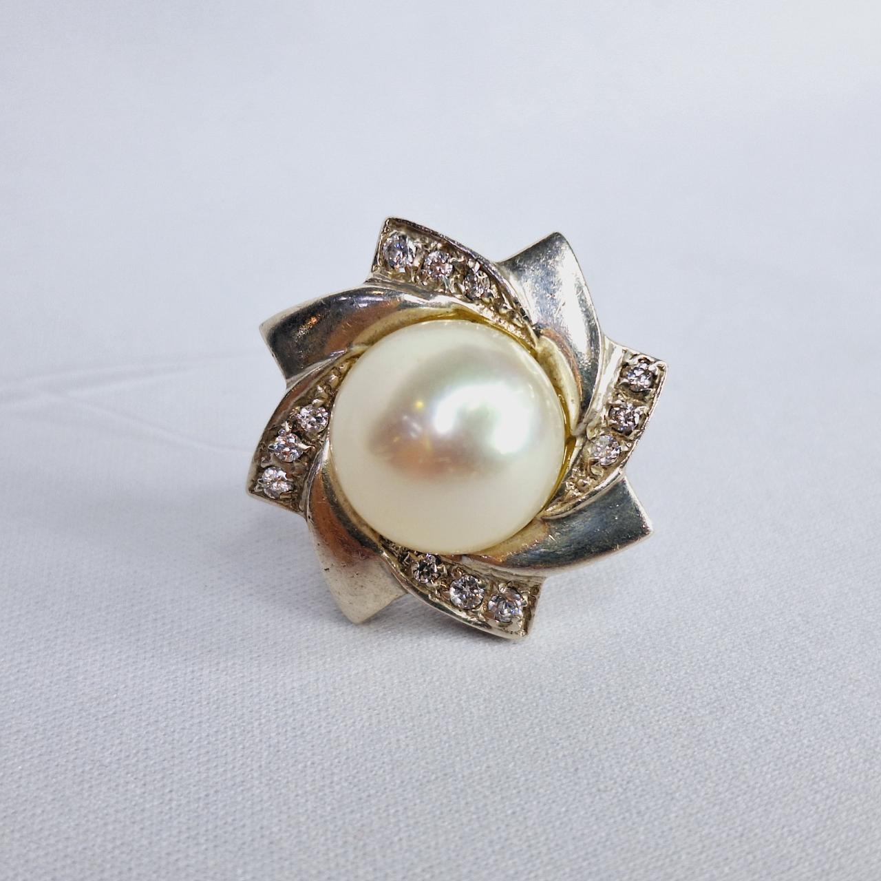 Серьги из серебра с фианитами Индия O779 , с английским замком, фото 1