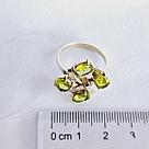 Серьги из серебра с фианитами Индия O916 , с английским замком, фото 3