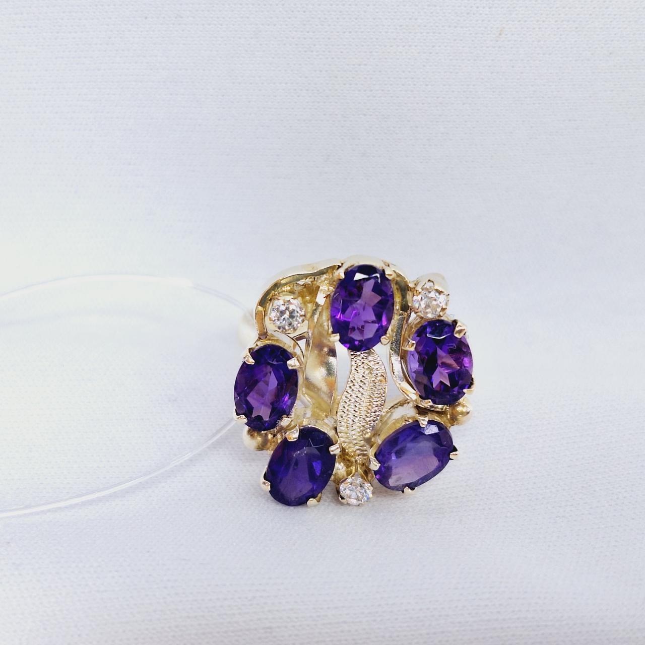 Серьги из серебра с фианитами Индия O977 , с английским замком, фото 1