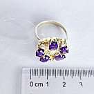 Серьги из серебра с фианитами Индия O977 , с английским замком, фото 3