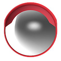Зеркало дорожное сферическое с козырьком 600 мм